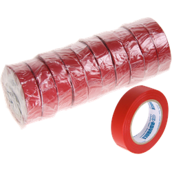  PVC-Isolierband VPE 10 Stück rot 
