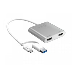 j5create  USB-C bis Dual HDMI Multi-Monitor Adapter