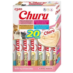 INABA Churu Variety Seafood Meeresfrüchte für Katzen Multibox 20x14 g (280 g)