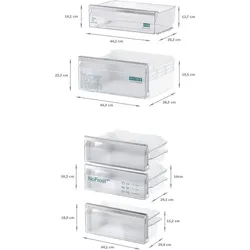 Siemens studioLine - Einbau-Kühl-Gefrier-Kombination (5 JAHRE GARANTIE) iQ300 (193.5x55.8 cm) | KI96NSFD0