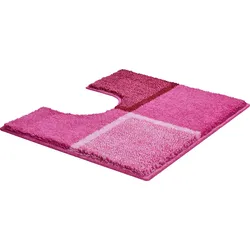 Badematte GRUND "Diviso" Gr. 14, rosa, H:20mm, Polyacryl, Badematten, pflegeleicht, Badematte mit Melange-Effekt