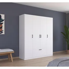 Rauch Drehtürenschrank Bari 180 x 210 x 54 cm Weiß