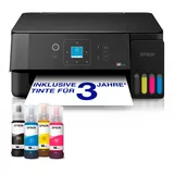 EPSON Multifunktionsdrucker "EcoTank ET-2922", schwarz, B:36,1cm H:16,2cm T:31,7cm, Drucker