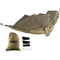 Neo Tools Hängematte mit Moskitonetz 330 x 140 cm