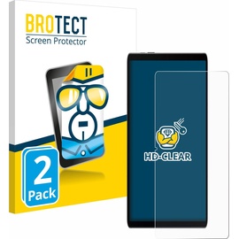 BROTECT Schutzfolie Displayschutz Klar (2 Stück, Galaxy Tab S9 FE), Tablet Schutzfolie