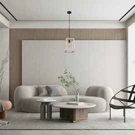 Paco Home BJÖRN 1-flg. E27 60 cm oval schwarz