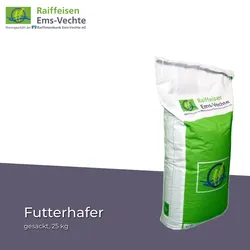Futterhafer gesackt 25 kg – nährstoffreiches Einzelfuttermittel & Mischfutter-Grundlage
