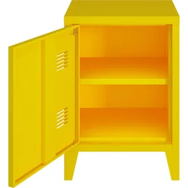 [en.casa] Nachtschrank Inari 57 x 40 x 30 cm Gelb