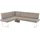 K+W Komfort & Wohnen Eckbank 86x60 cm Leder Longlife BRONCO langer Schenkel rechts oder links