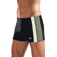 H.I.S. H.I.S Boxer-Badehose, mit Kontrasteinsätzen, schwarz