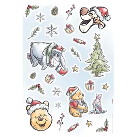 KOMAR Winnie the Pooh Christmas Wandtattoo 50 x 70 cm