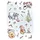 KOMAR Winnie the Pooh Christmas Wandtattoo 50 x 70 cm