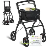 Juskys Indoor Rollator Aktiv - Schwarz