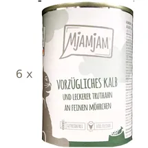MjAMjAM vorzügliches Kalb Truthahn an leckeren Möhrchen