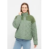 DERBE Quiltholm Damen Steppjacke, Größe:40, Farbe:hedge green | Gr.: 40