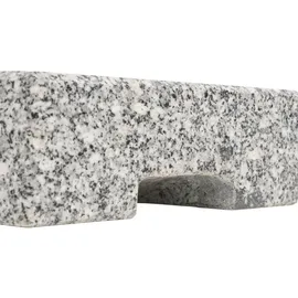 vidaXL Sonnenschirmständer Granit rechteckig 25kg Stein, Marmor,