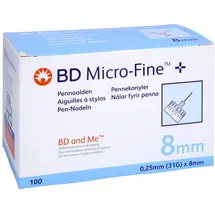 Bb Farma S.R.L. BD Micro-fine+ Pen-Nadeln 0,25x8 mm