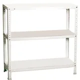 Proregal Schraubregal Panda Small HxBxT 100 x 80 x 40 cm Fachlast 100 kg Weiß