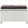 Möbel Kraft Garderobenbank 84 x 45 x 40 cm weiß / weiß
