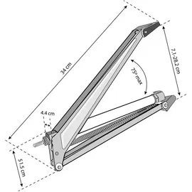 CANOPIA Palram - Canopia Automatischer Fensteröffner Silber