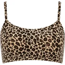 CHANTELLE Damen Softstretch Bustier, bügellos, für 0OZ Leopard Nude, M/L
