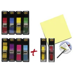 Post-it Index Mini Haftmarker 8 x 35 Streifen - farbsortiert