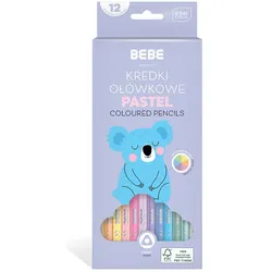 Interdruk Farbstifte BEBE 12 Stück pastellfarben