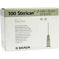 B. Braun Kanülen Standardkanülen 100 Stück 0,40 x 20 mm