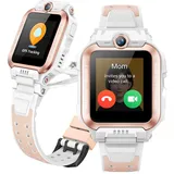 imoo Z7 Smartwatch Kinder, 4G Kinder Smartwatch mit GPS und Telefon, Kids Smart Watch mit HD-Video & Sprachanruf, Kinder GPS Uhr, IPX8-Wasserbeständigkeit beim Schwimmen (Weiß, Z7)