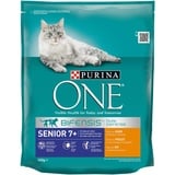 Purina ONE BIFENSIS Senior 7+ Katzentrockenfutter: reich an Huhn & Vollkorn-Getreide, unterstützt Vitalfunktionen I ab 7 Jahre I 6er Pack (6 x 800 g)