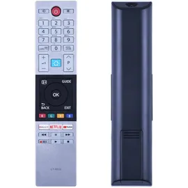 gouyesho CT-8528 Ersatz Fernbedienung passend für Toshiba 4K UHD HDR TV Kompatibel mit 24D2863DB 24D3863DB 28W3863DB 32D2863DB 32D3862DB 32D3863DB 43L2863DB 43T6863DB 43U5863DB 43U6863DB 48L2863DB