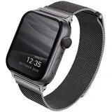 Uniq Dante Apple Watch Series 4/5/6/7/8/SE/SE2 38/40/41mm Stainless Steel grafitowy/graphite