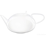Asa Selection Teekanne mit Edelstahlsieb ATABLE in Farbe weiß glänzend,