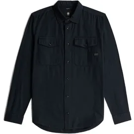 G-Star Marine Slim Hemd - Dunkelblau - Herren, - XXS