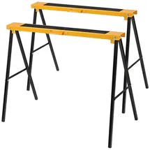 Costway Gerüstbock Metall gelb 2 tlg.