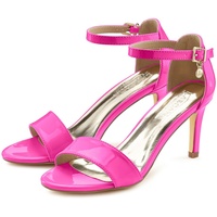 LASCANA High-Heel-Sandalette, im zeitlosen Design, Riemchensandalette VEGAN, Gr. 40, pink, , 48601825-40