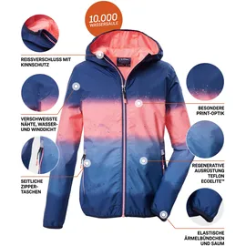 KILLTEC Regenjacke KOS 155 GRLS JCKT Dunkelblau 128