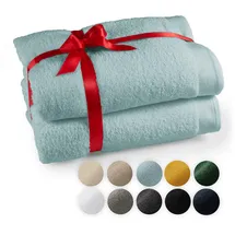 Blumtal Saunatuch 80 x 200 cm blau 2-tlg.