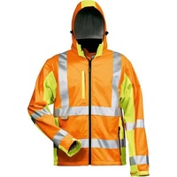 Warnjacke Hoss,Softshell,Gr. 2XL, orange/gelb