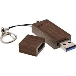 InLine woodstick USB 3.0 Speicherstick - Walnuss - 128GB