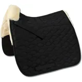 Schabracke Mailand Lammfell Dressurschabracke Schwarz / Dressur