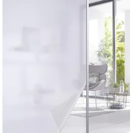 Gardinenbox Fensterfolie selbsthaftend Milchglas 67x200 cm Sichtschutzfolie Anti-UV statische Haftung Folie selbstklebend, 201916000