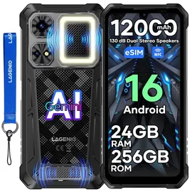 lagenio Rhino 1 Pro 8 GB RAM 256 GB Schwarz