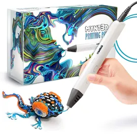MYNT3D Professioneller 3D-Druckstift mit OLED Anzeige, Weiß