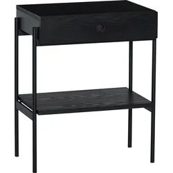 Noir Nachtschrank schwarz