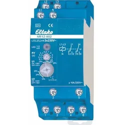Eltako Phasenwächter, 230V, min.Rück=0,1s, max.Rück=8s, Funktion Phasenfolgeüberwachung, Funktion Phasenausfallerkennung, Funktion Unterspannungserkennun