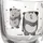 LEONARDO Tasse BAMBINIPanda, 6-tlg., Glas, 280 ml, 6-teilig bunt