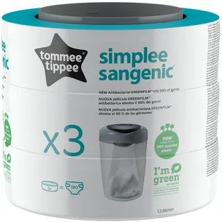 TOMMEE TIPPEE Simplee Sangenic Nachfüllkassette 3 Stück