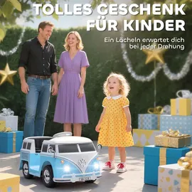 aiyaplay Kinder Elektroauto 12V Volkswagen blau (1-tlg)