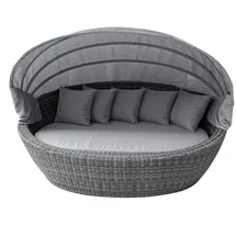 LC Garden Vivera Loungesofa anthrazit/weiß